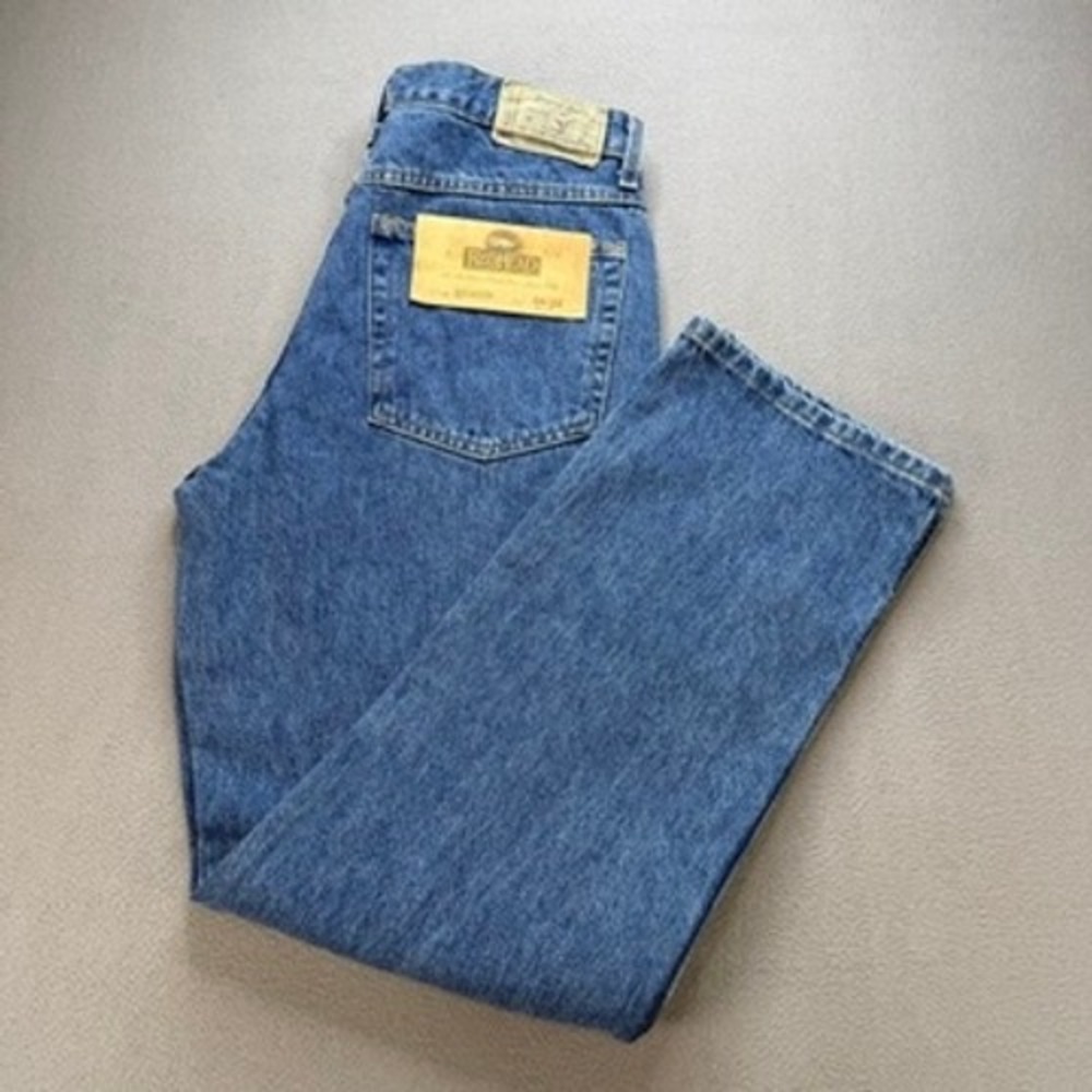 RedHead Relaxed Fit Jeans Mens 34x32 (FIT 33x32) Blue Denim Workwear Pants